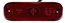 71412  Positionsljus Röd Led 12V Med Reflex, 0,5M Kabel